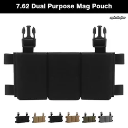 Bolsa MOLLE triple pecho 7,62mm – Retensión elástica silencieuxa
