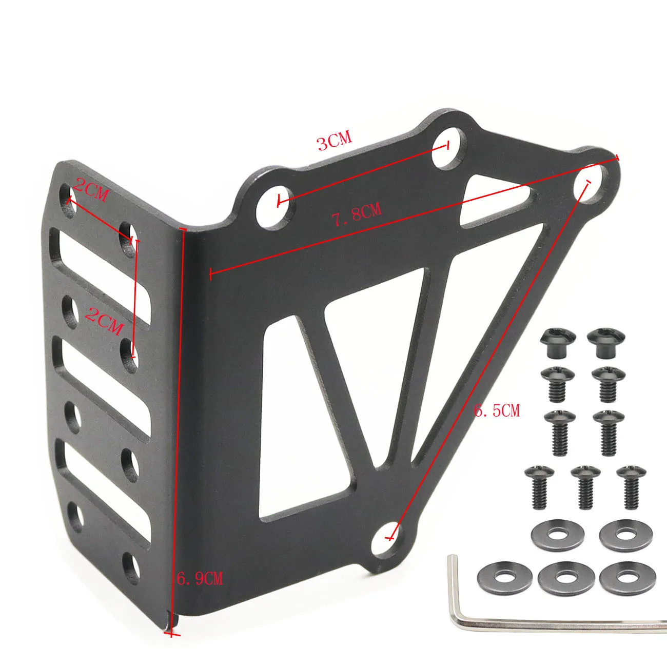 Soporte de expansión táctico MOLLE de extracción rápida, Combo de expansión de aluminio CNC con soporte multifunción, ligero y portátil - imagen 4