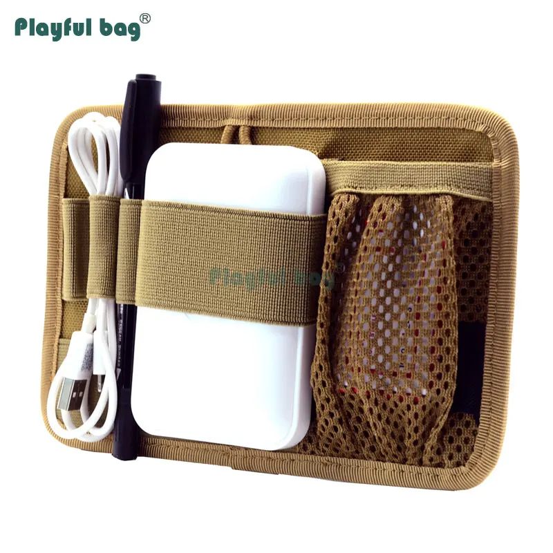 Bolsa de malla táctica, organizador Modular de utilidad, bolsa de administrador, Kit de expansión de mochila, paquete de herramientas EDC de bolsillo AVA184 - imagen 5