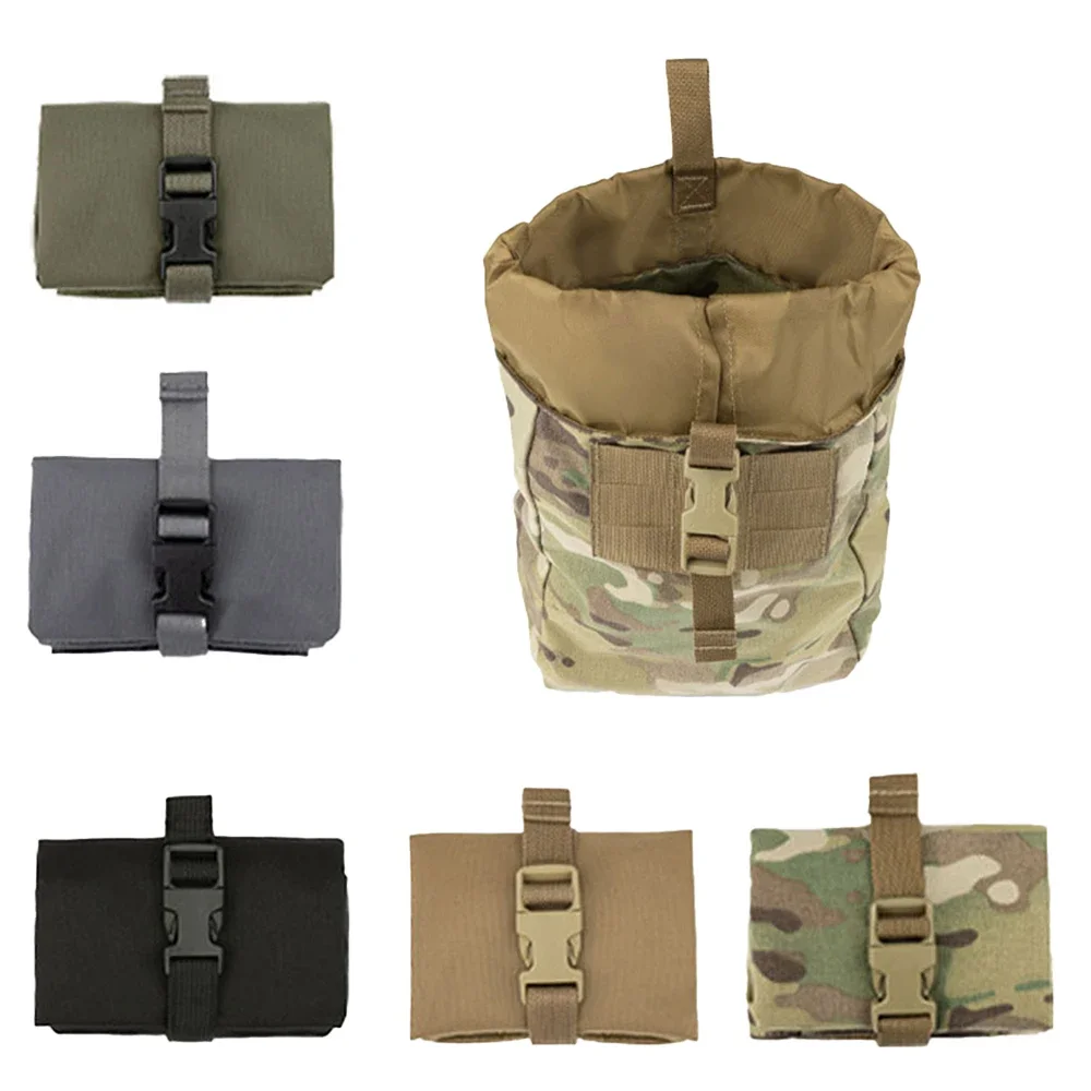 Bolsa táctica TT plegable para revistas, bolsa de almacenamiento Molle para acampar al aire libre, 500D