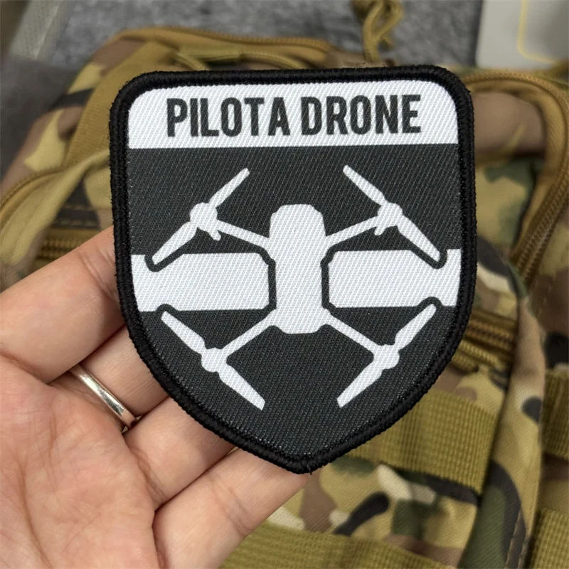 Parche táctico impreso "Reconocimiento Uav" para ropa, insignia de moral, parche militar con gancho, accesorios para mochila, pegatinas - imagen 2