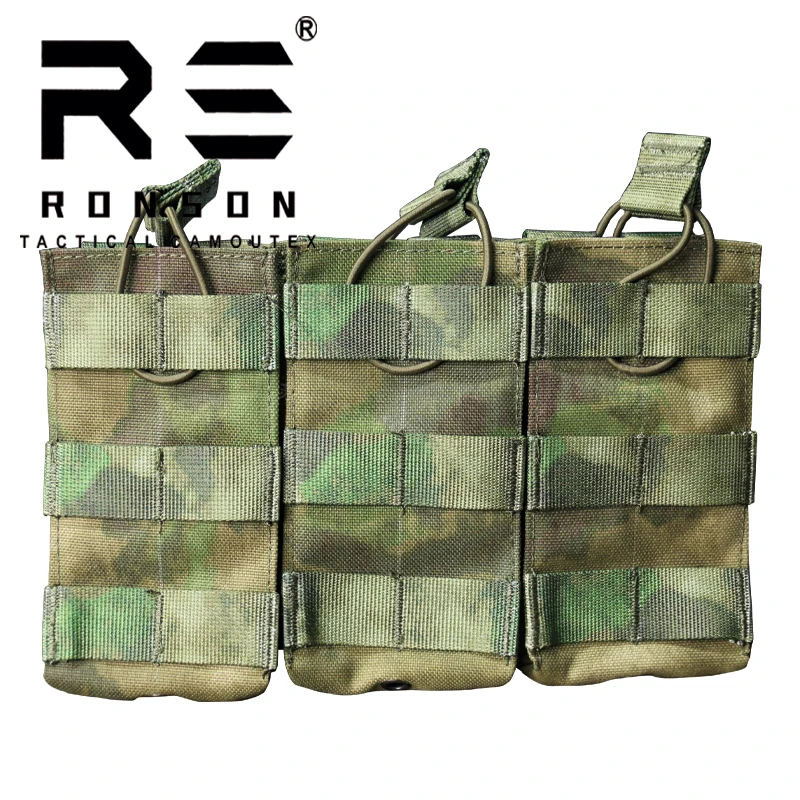 Bolsa de camuflaje personalizada para paintball táctico, bolsa individual/doble/Triple para revistas, bolsa de almacenamiento Molle, bolsa para interfono, camuflaje Rhodesia/Desierto EMR - imagen 5