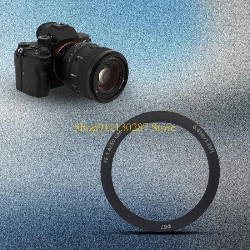 Anillos frontales lente premium J1HC compatibles con lentes FE1.4GM 50 mm Diseño avanzado aperturas circulares ABS - imagen 5