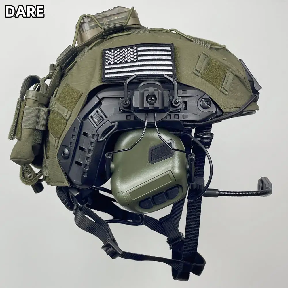 Juego de Paintball táctico Airsoft, conjunto completo de casco ruso rápido, camuflaje EMR/armadura de cosplay verde ranger, equipo de campo - imagen 2