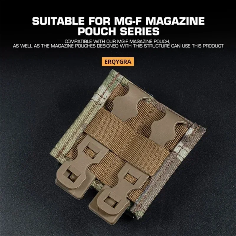 ERQYGRA-funda táctica Molle con Clip, sistema de bolsa de nailon bajo, accesorios de caza adecuados para pretina de la serie MG-F, nuevo equipo - imagen 4