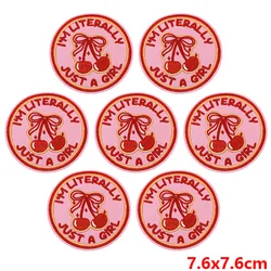 Parches bordados termoadhesivos personalizados con letras y frases