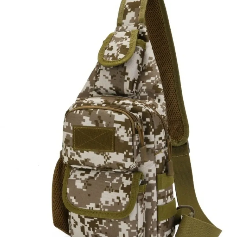 Bolsa táctica para el pecho con USB, riñonera Molle para caza y escalada al aire libre - imagen 5