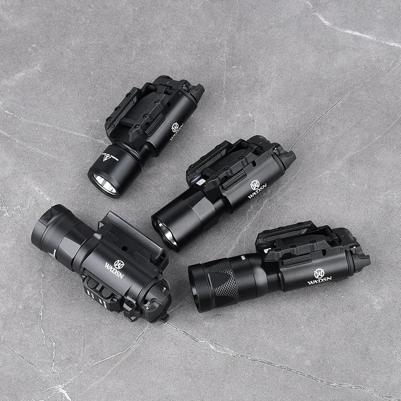 Surefir-linterna táctica X300 X300U X300V XH35, pistola de Metal, estroboscópica, iluminación LED, Arma de caza Glock G17 G19, ajuste de 20mm - imagen 4