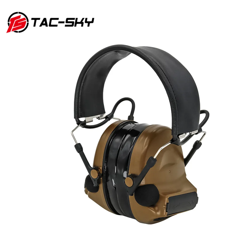 TAC-SKY auriculares tácticos COMTA II IPSC sin micrófono orejeras de silicona cancelación electrónica de ruido protección auditiva auriculares de tiro - imagen 5