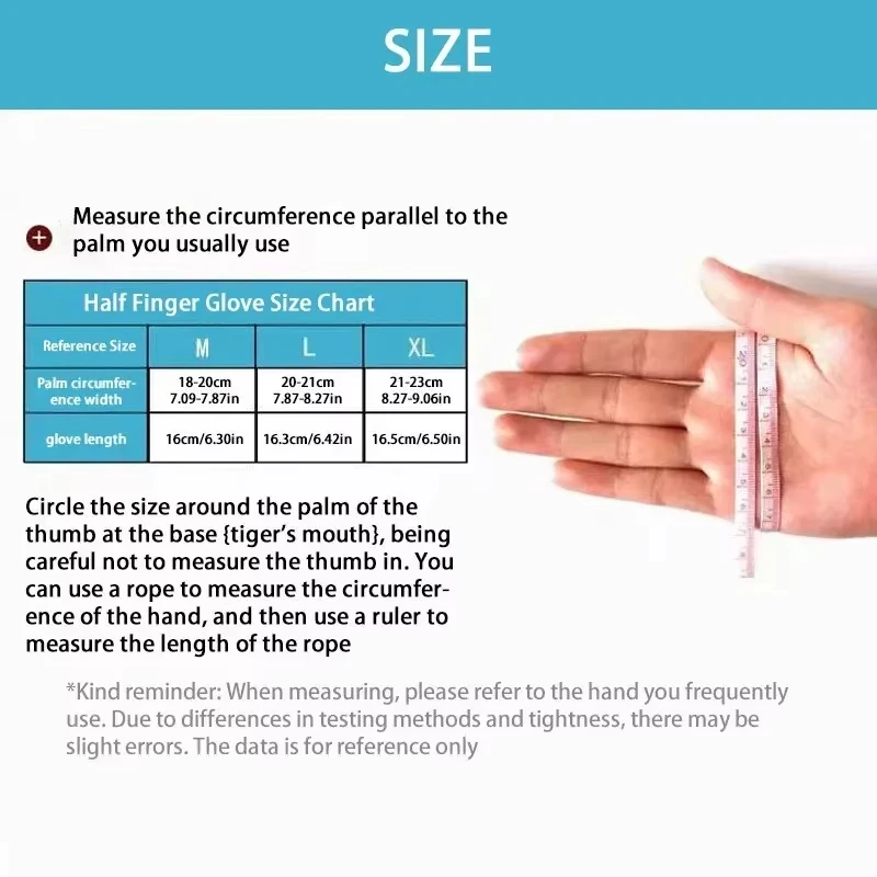 Guantes protectores universales de medio dedo, guantes transpirables y duraderos para entrenamiento, fitness, ciclismo antideslizante, al aire libre - imagen 3