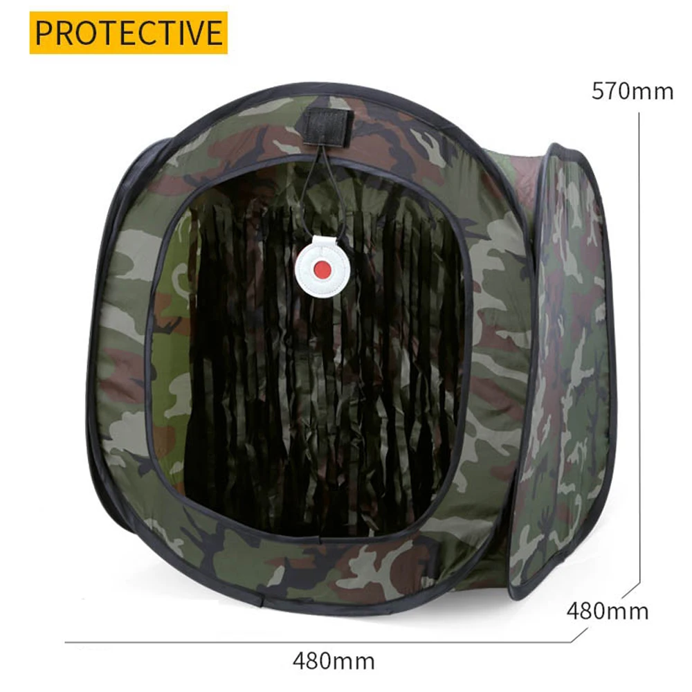 Tienda de tiro al aire libre, tirachinas plegable para Paintball, balas BB, objetivos reciclados, bolsa táctica portátil para entrenamiento CS Airsoft - imagen 5