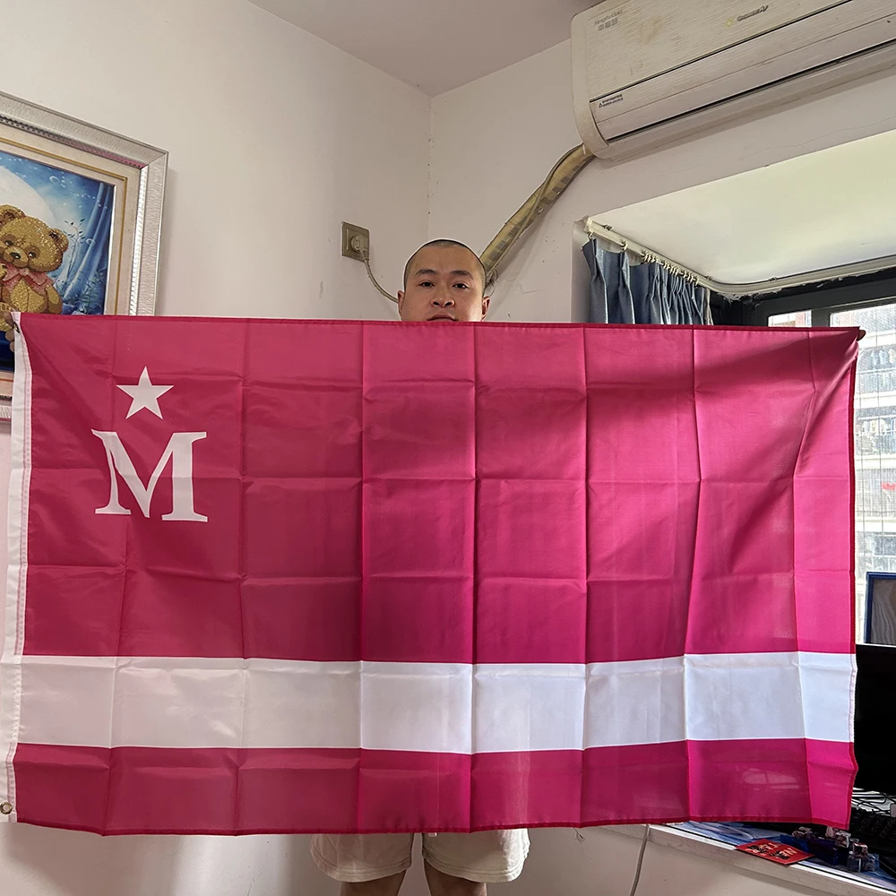 BANDERA DE SKY Bandera de moderdonia de vida moderna, 90x150cm, poliéster, colgante, Queque de vida moderna, bandera de Moderdonia para decoración del hogar