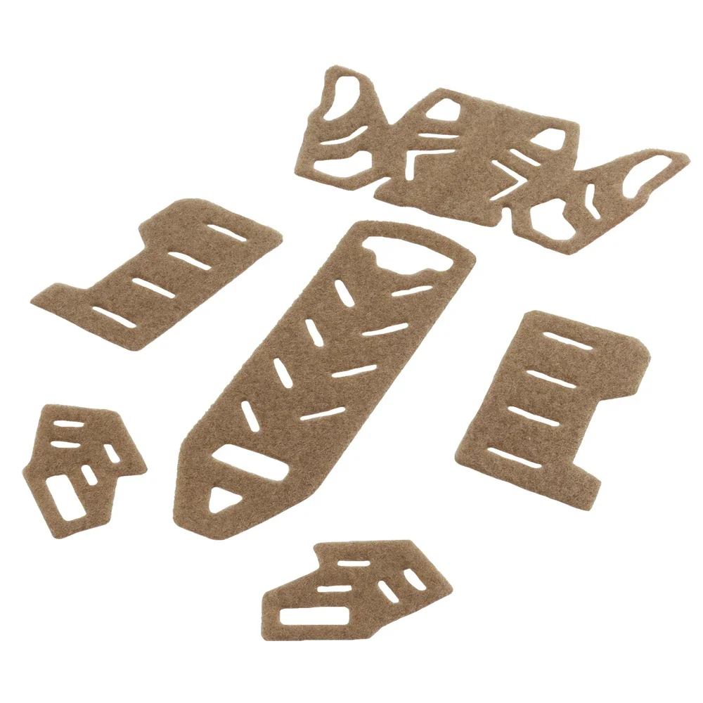 Kit de acolchado ligero para casco Wendy, hebilla de nailon autoadhesiva para equipo rápido M-LOK, pegatinas acolchadas de ante y gancho de terciopelo - imagen 3
