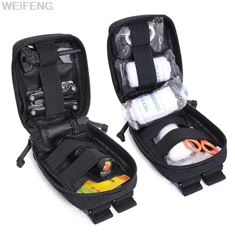 Bolsa táctica EDC, paquete de cinturón, chaleco de caza, paquete de herramientas de emergencia, botiquín de primeros auxilios médicos para exteriores, bolsa de supervivencia para turismo y acampada - imagen 3