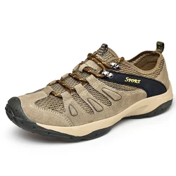 HIKEUP Zapatos Senderismo Impermeables Cuero Genuino Montaña