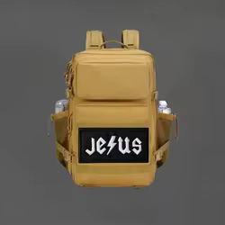 Parche bordado 3D de Jesús, chaleco táctico, insignia de moral con gancho y bucle, pegatinas decorativas para mochila, parches para brazalete para ropa