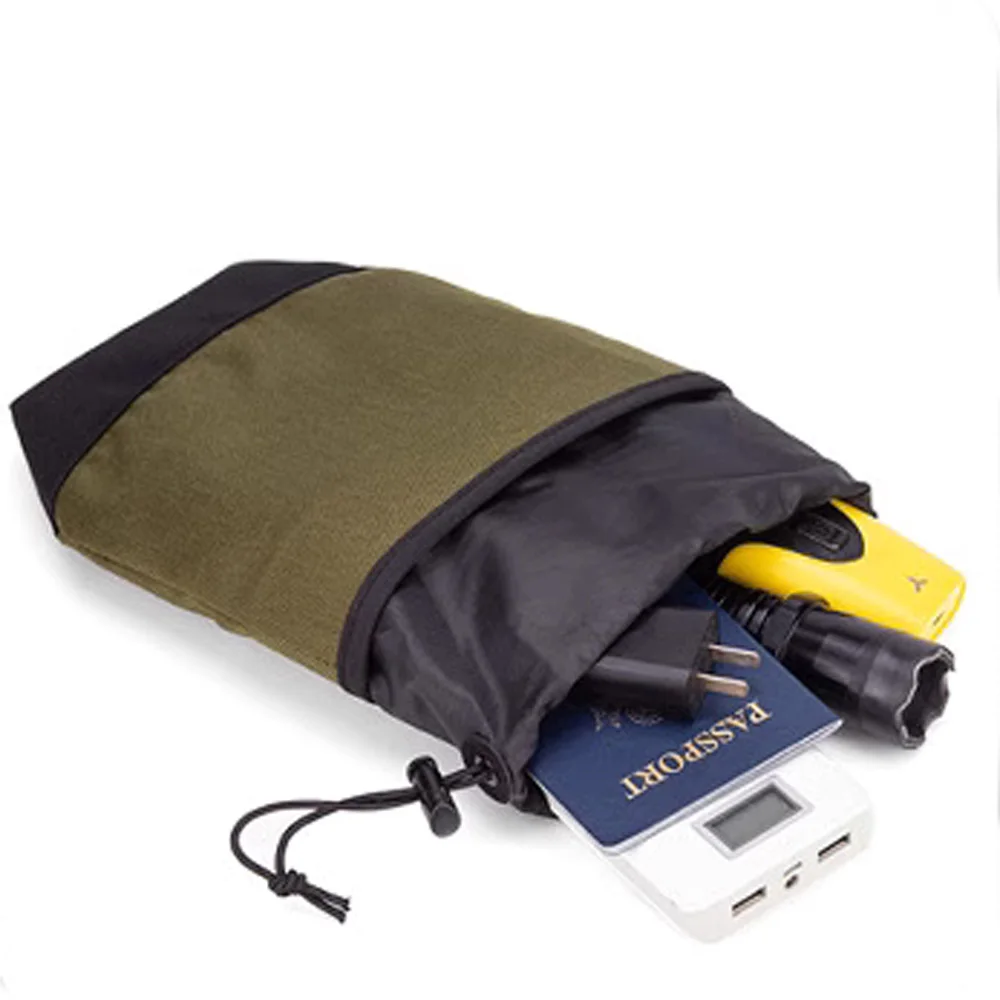 Nuevo ciclismo al aire libre, montañismo, correr, bolsa de reciclaje plegable táctica 1000D, bolsa de almacenamiento multifuncional, bolsa colgante Molle - imagen 3