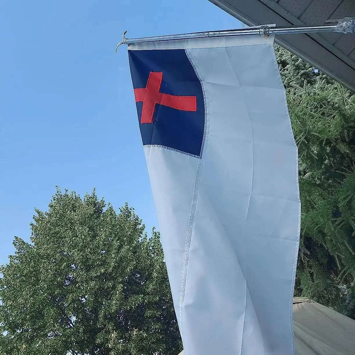 Bandera cristiana de la Iglesia de Jesucristo Dios 90x150cm - imagen 2