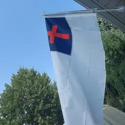 Bandera cristiana de la Iglesia de Jesucristo Dios 90x150cm