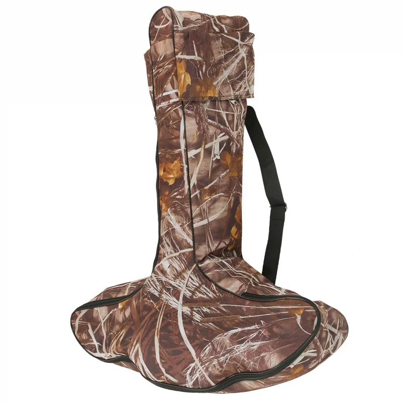 Mochila de almacenamiento de arco en forma de T de camuflaje para tiro con arco, funda protectora para ballesta con bolsillo exterior de gran capacidad para tiro de caza - imagen 5