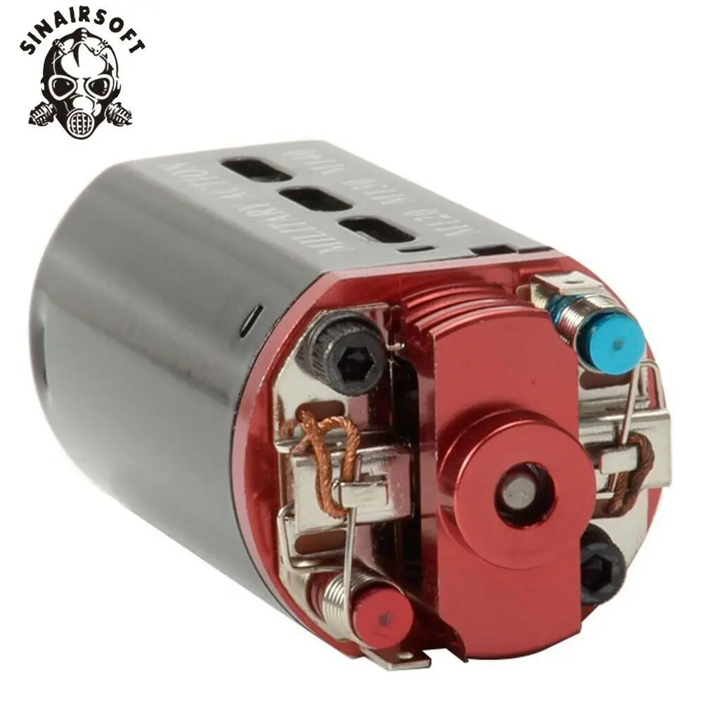 SINAIRSOFT M140 Motor de eje largo de alta velocidad para PTS ACR G36 AUG Airsoft Compatible Ver.2 Ver.3 Ver.7 caja de cambios - imagen 3