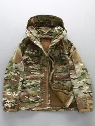 Chaqueta táctica impermeable cortaviento y repelente al agua