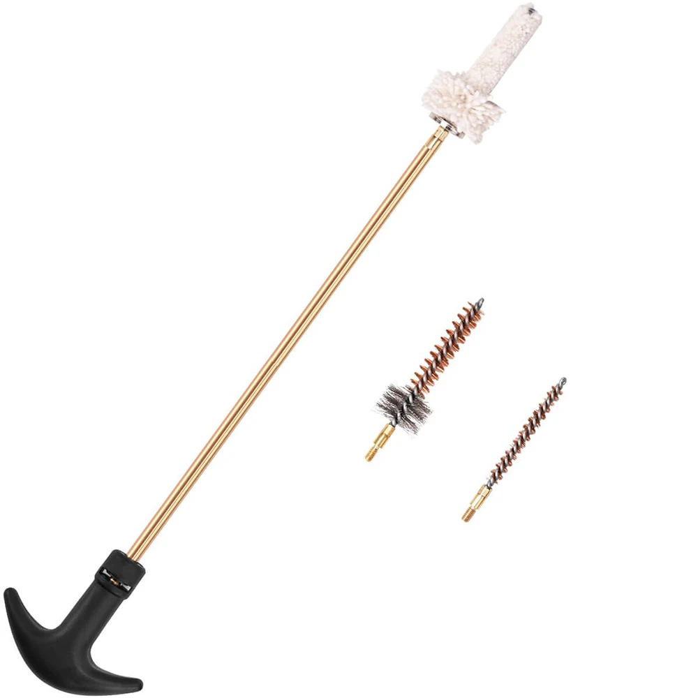 8 unids/set táctico bronce acero inoxidable fregona cepillo de orificio almohadilla de limpieza de cámara para escopeta Rifle hilo 8-32 para.30/.308/.223cal - imagen 4