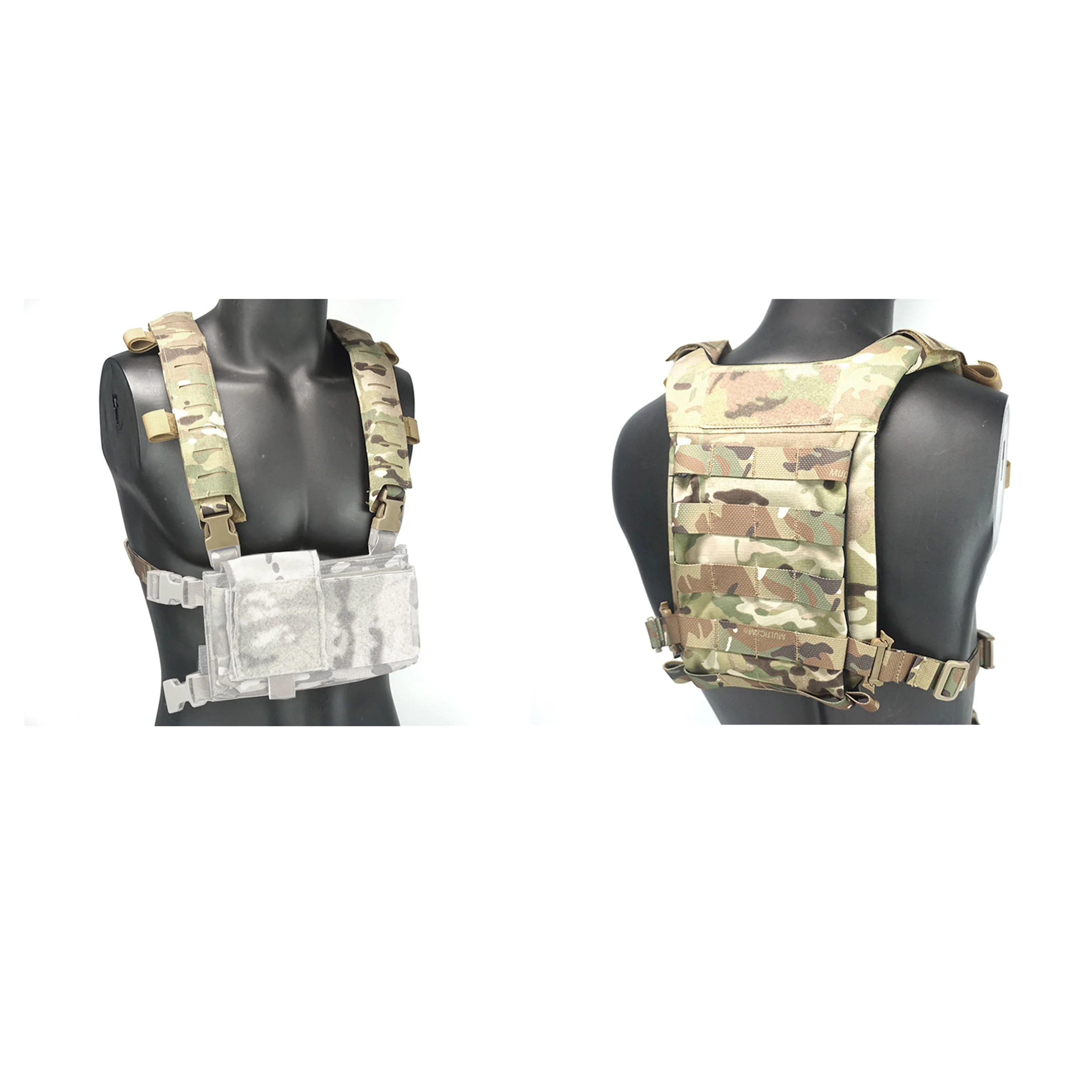 DMGear-Chaleco táctico serie SS D3, placa trasera, correa para el pecho, equipo Molle de caza, soporte de placa de caza, accesorios Airsoft - imagen 2