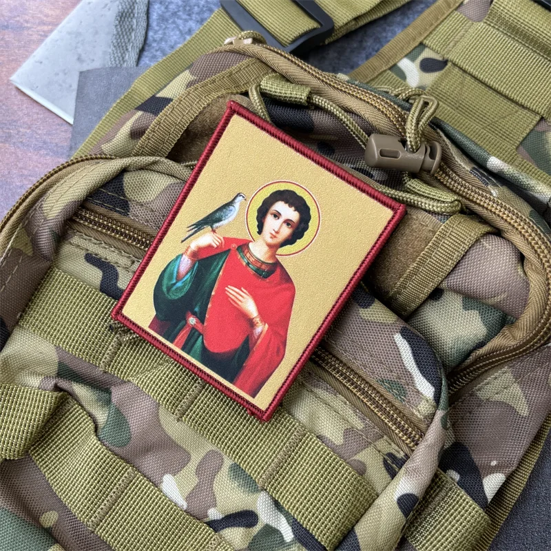 Parche impreso en ropa, insignia de moral táctica, parche militar con gancho, pegatinas para mochila