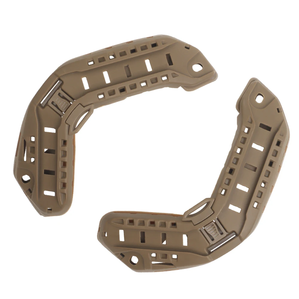 Nuevo Kit de riel de montaje para casco mejorado de doble capa para caza al aire libre para casco de corte alto rápido, agujero de abrazadera para máscara táctica - imagen 5