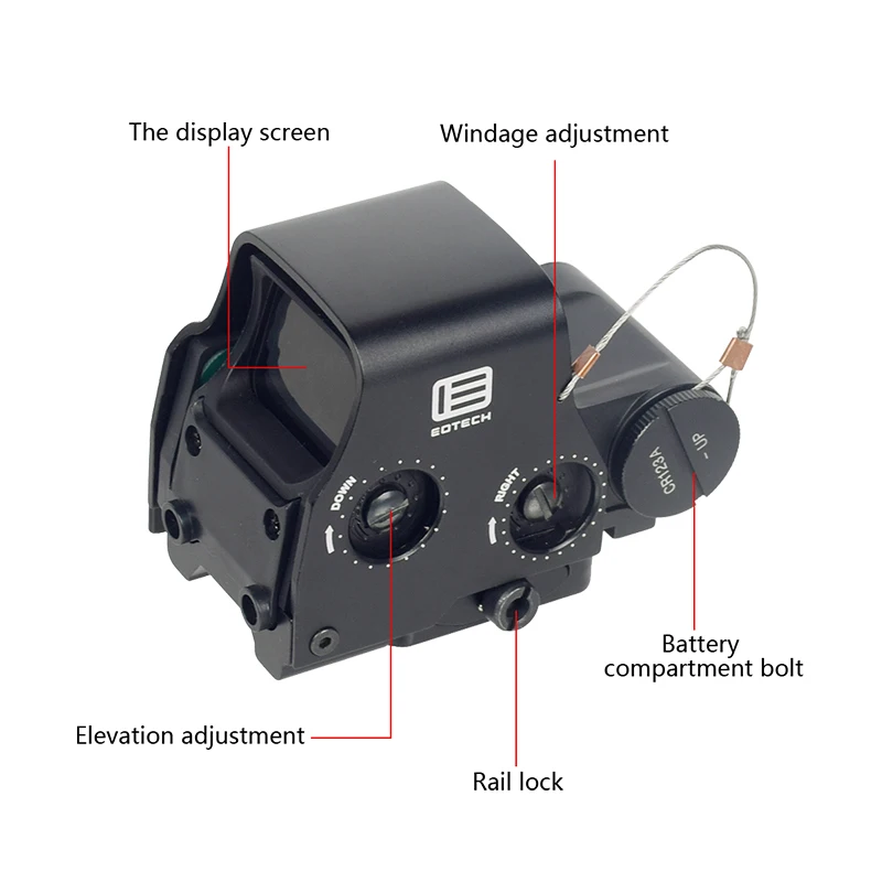 Soporte elevador Eotech 558 – Adaptador cola de milano a Picatinny - imagen 3