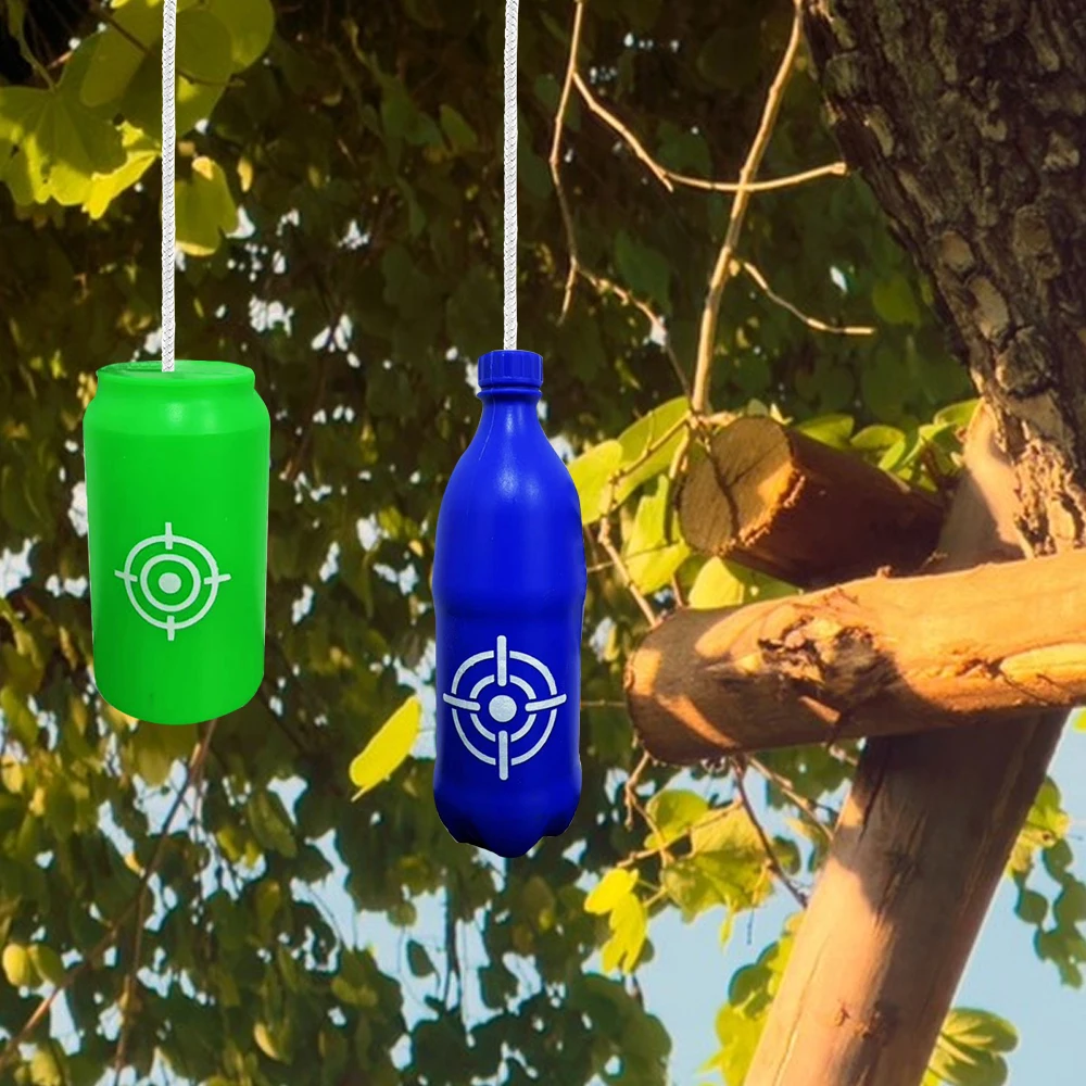 Objetivos de práctica de tiro, objetivos de botellas reactivas, botella de tiro de plástico ABS, entrenamiento de rango interior y exterior para pistola/Rifle - imagen 4