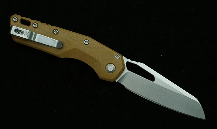 MSI Cuchillo táctico plegable con G10 y rodamiento de bolas