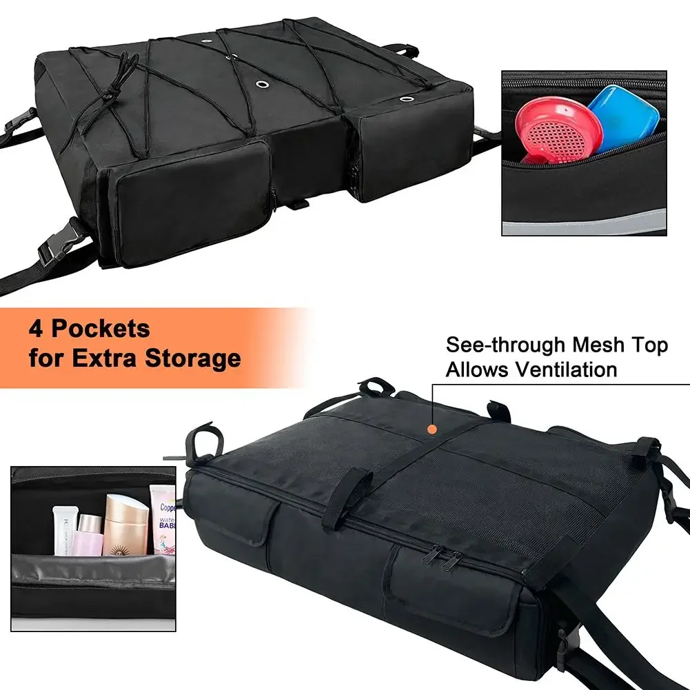 Kits de Escape contra inundaciones, chaleco salvavidas para barcos, bolsa de almacenamiento con tapa en T con cuerda elástica, bolsa de almacenamiento de tela Oxford 600D impermeable de gran capacidad - imagen 2