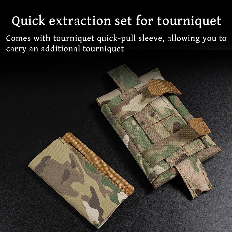 Botiquín de primeros auxilios para micro traumatismos, bolsa de almacenamiento, accesorios para kit de supervivencia para traumatismos - imagen 5