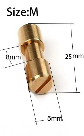 5pcs Brass M