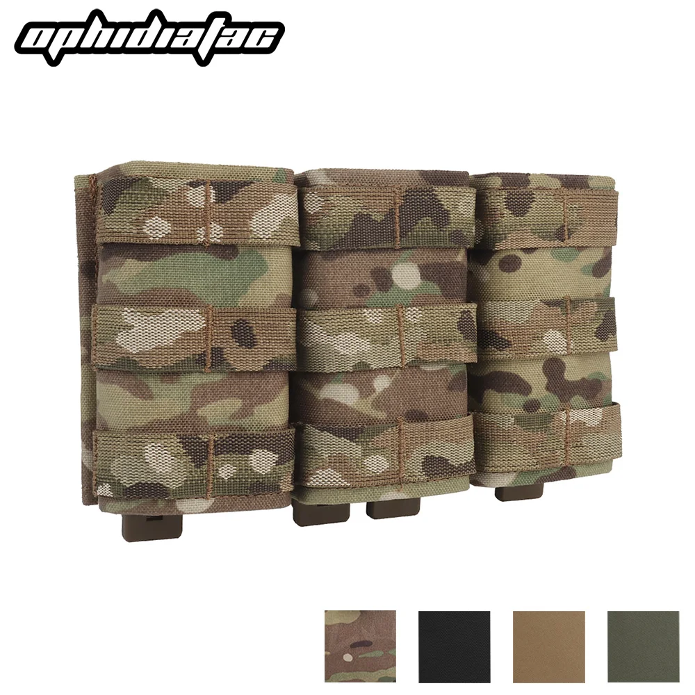 OPHIDIANTAC Triple 7,62 bolsa para revistas chaleco paquete de accesorios M4 KYWI bolsa para revistas combate caza aire equipo suave - imagen 2