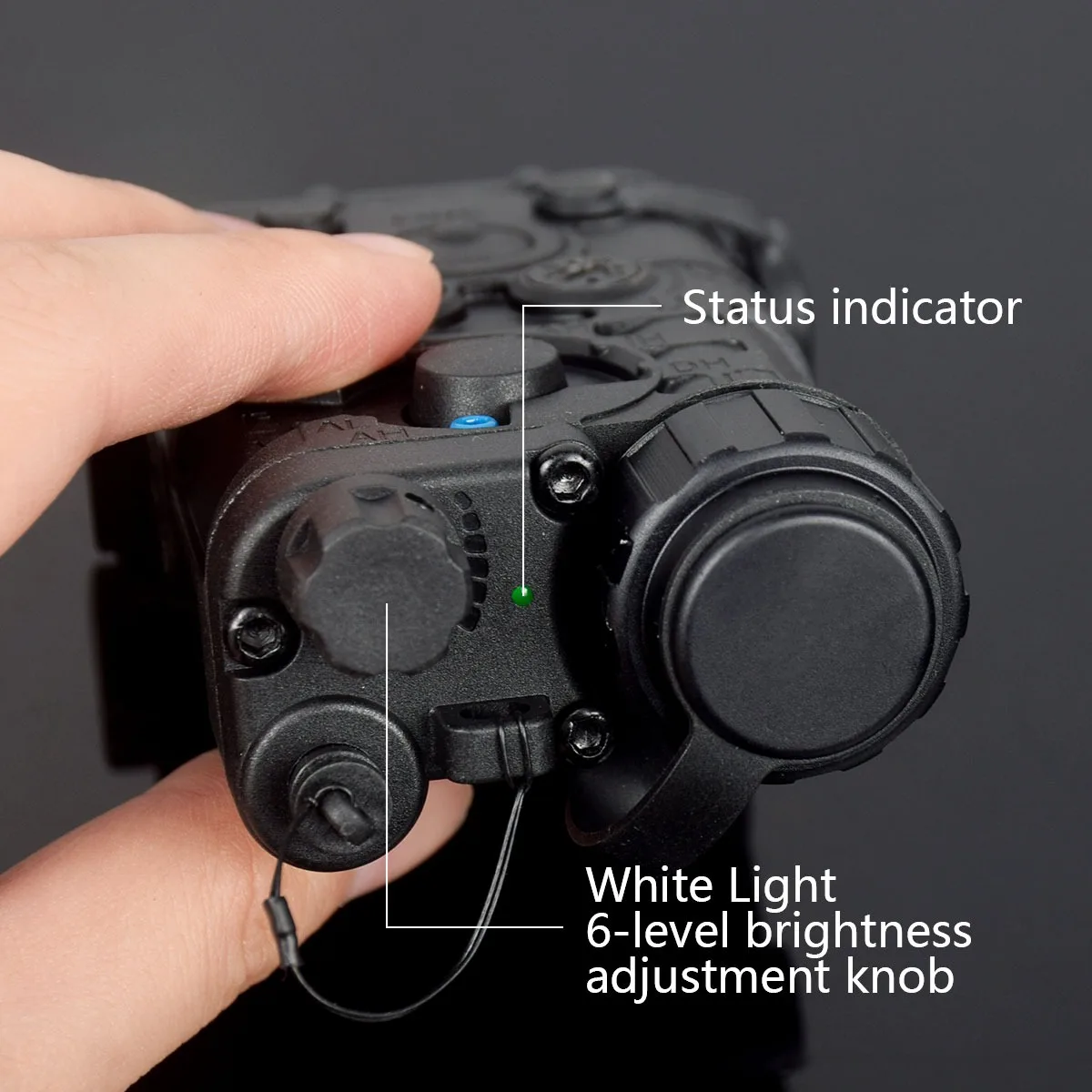 Indicador láser táctico NGAL rojo verde azul Surefire M600 luz de explorador de caza con interruptor de Control Dual UNIDAD compatible con riel de 20MM - imagen 5