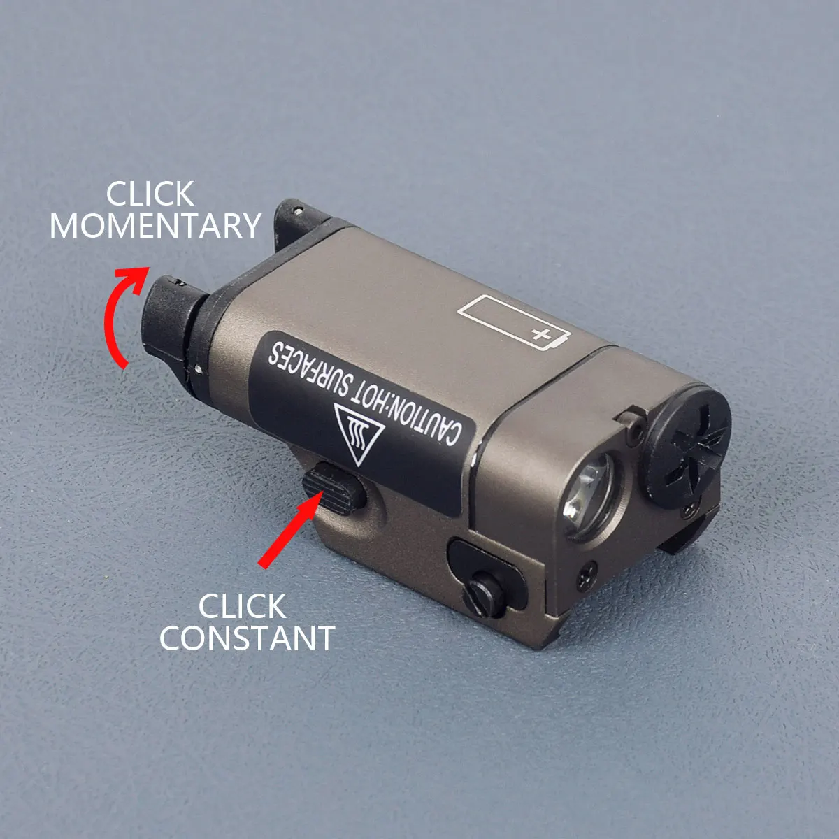Pistola táctica de Metal SF XC1 XC2, luz de explorador, lámpara de pistola Airsoft Surefir, linterna para GLOCK 17 19 18C P320, riel Picatinny de 20mm - imagen 5
