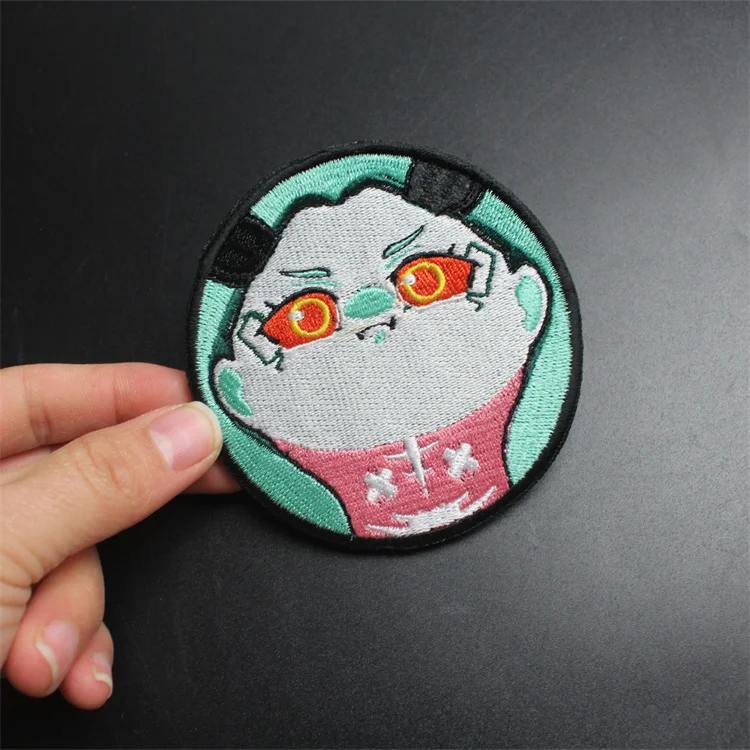 Parches de gancho y bucle de Rusia y Ucrania, insignia de moral táctica, brazalete de Cobra con patrón de dibujos animados, pegatina decorativa para equipos al aire libre - imagen 2