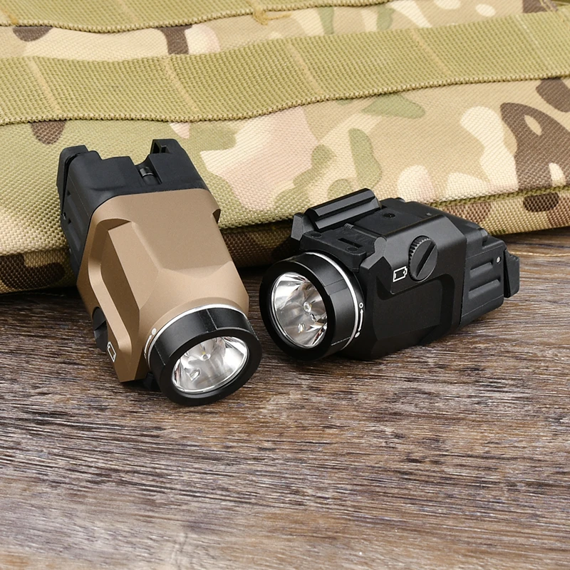 Linterna táctica WADSN TR-7 X 800 lúmenes-luz estroboscópica y LED de alta potencia, cuerpo de Metal con soporte de 20mm para riel de Airsoft/caza - imagen 4