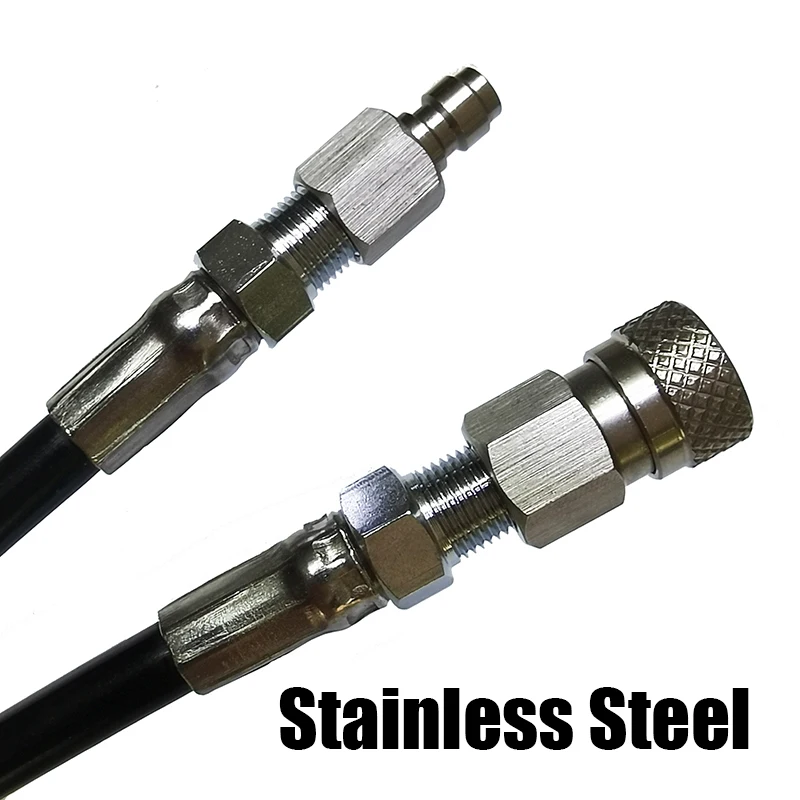 Manguera de carga HPA, extensión de tubo de microlínea larga, látigo de relleno remoto, extremo hembra y macho, Desconector Rápido de 8mm, nuevo - imagen 2