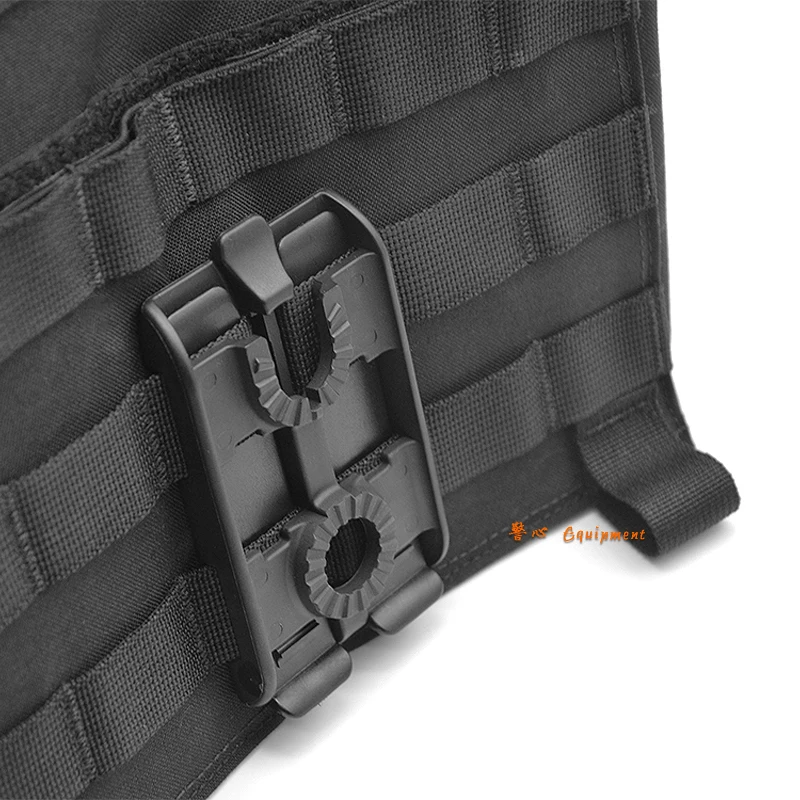 Herramienta de conexión de chaleco táctico Molle System, combinación de tiras Molly duraderas de acero y plástico, accesorios de placa colgante - imagen 3