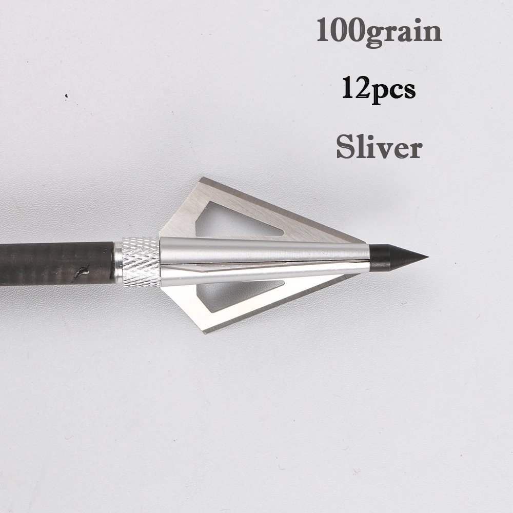 100grain 12pcs silve