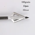 100grain 12pcs silve