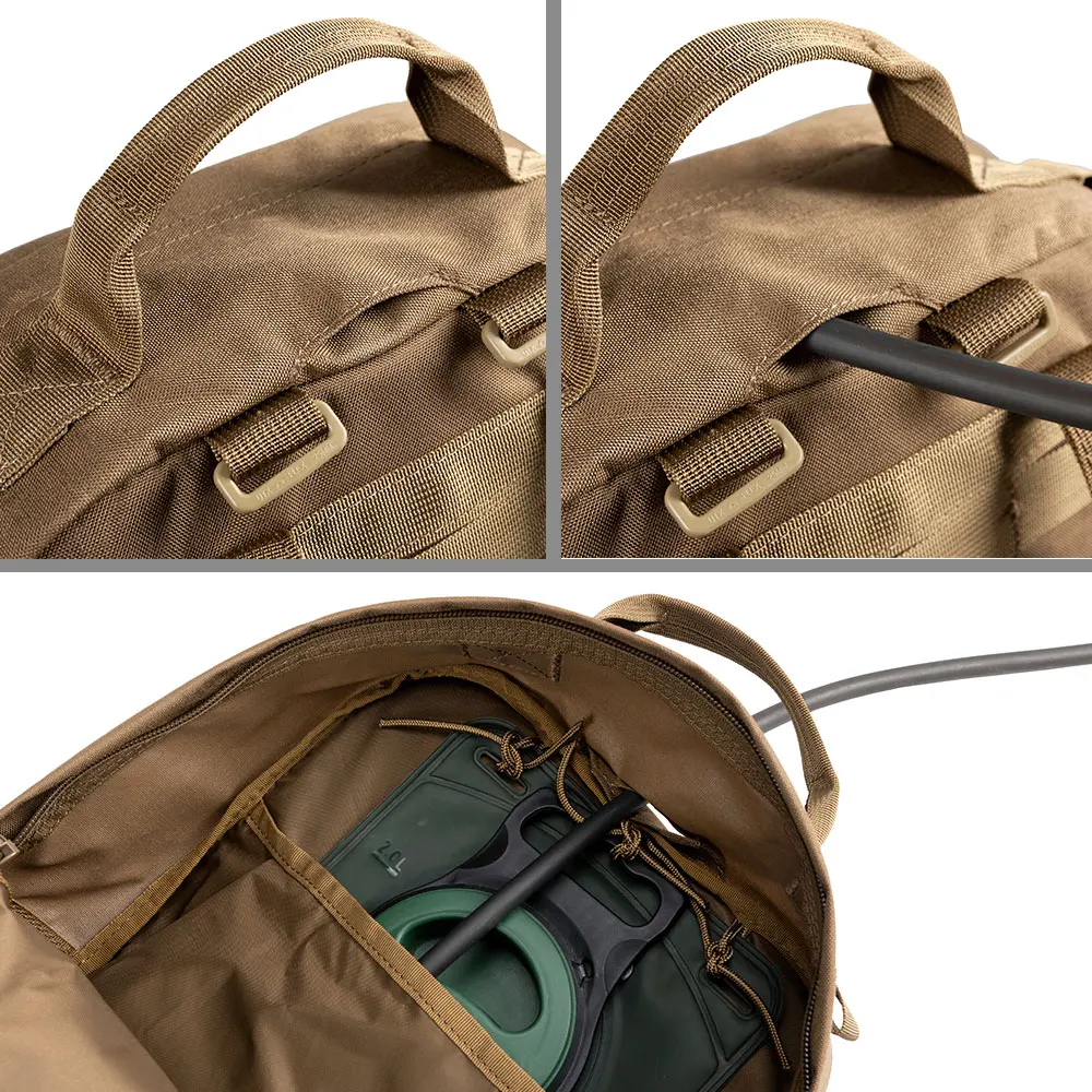 Mochila de hidratación táctica, bolsa de vejiga de 15L, senderismo, ciclismo, correr, mochilas Molle Camping para hombres (sin bolsa de agua incluida) - imagen 5