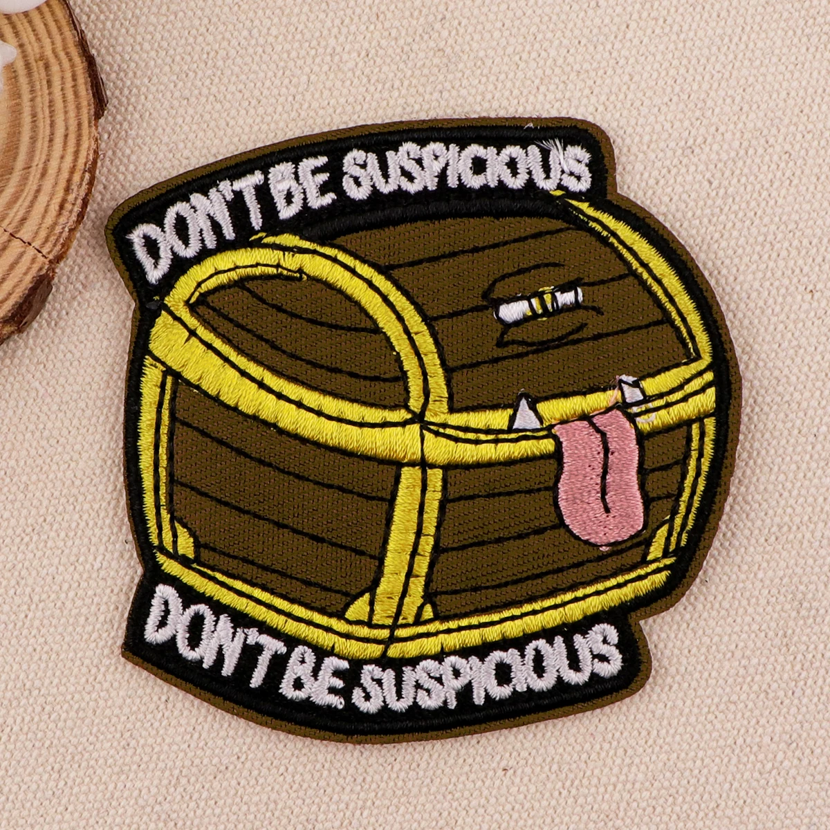 Parche bordado de nutria bonita, citas divertidas, parches para planchar para ropa, parches para festivales de música en ropa, insignias para coser DIY - imagen 2