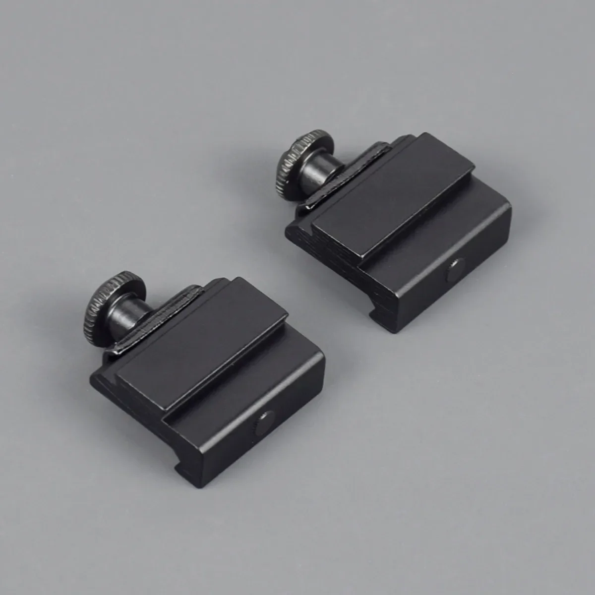 Montaje de mira de Caza, Base de adaptador de riel Picatinny A cola de Milano, accesorios de Caza, 20mm a 11mm, 2 unids/lote por par - imagen 2