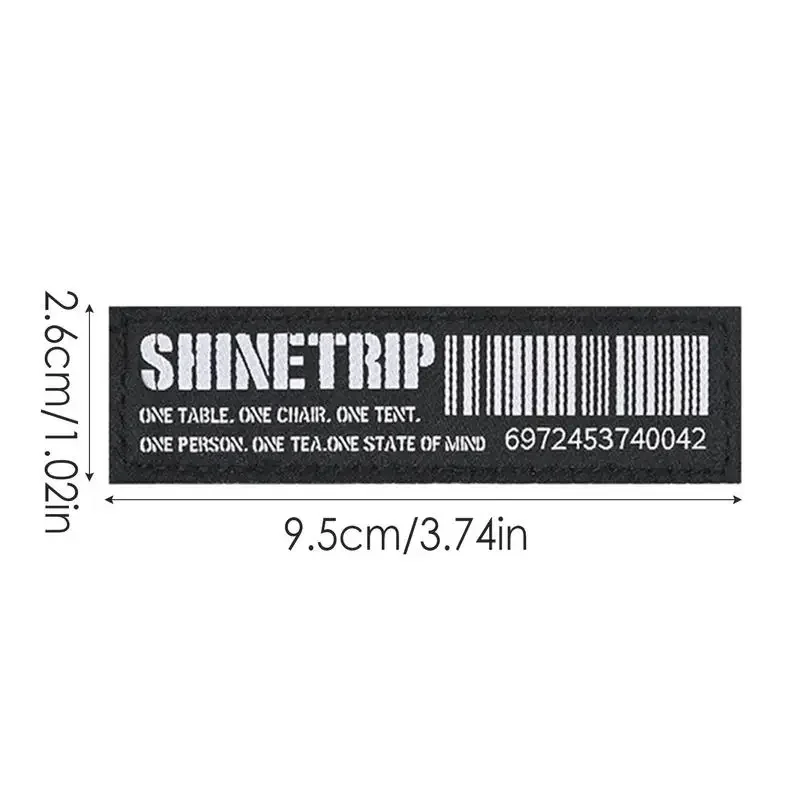 Insignia de moral táctica, pegatina versátil para chaleco de tierras silvestres, exquisita pegatina para tanque de gasolina, parche bordado con gancho y bucle para acampar y hacer senderismo - imagen 4