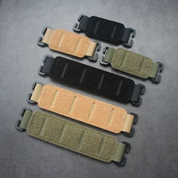 Base de conversión táctica Molle, parches de almacenamiento DIY, extensión de correas desmontable con bucle de doble cara para organización de engranajes